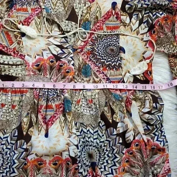 Umgee tribal print boho dress size small - Picture 6 of 13